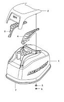 Верх капота 4-Х ТАКТНОГО ПЛМ MERCURY 25 Серийный номер от 0R106999 и выше